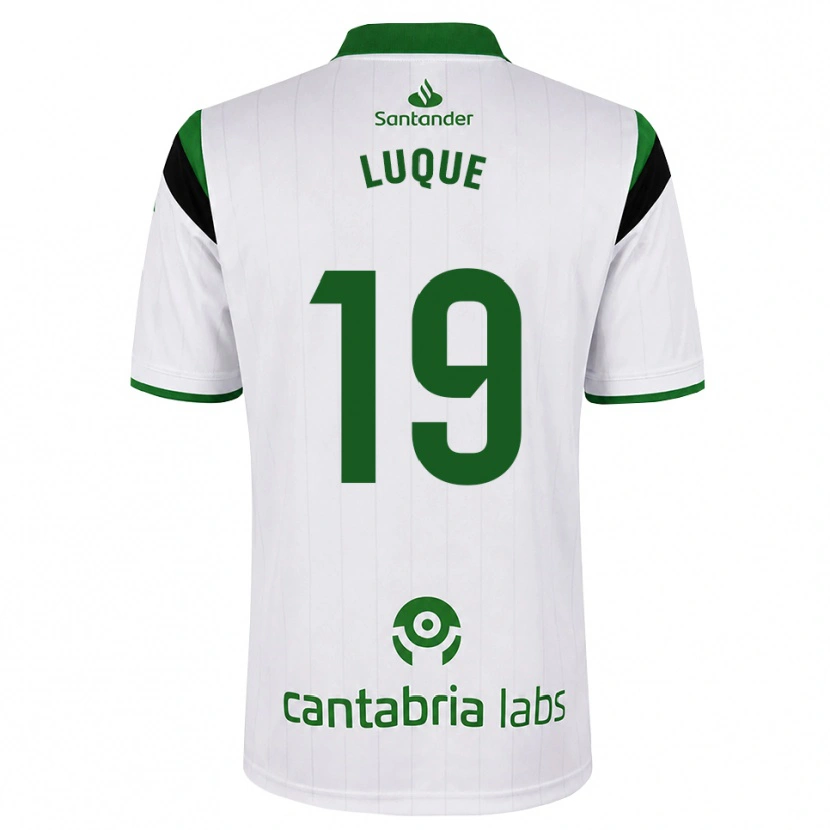 Danxen Kinderen Iker Luque #19 Wit Groen Zwart Thuisshirt Thuistenue 2026/27 T-Shirt België