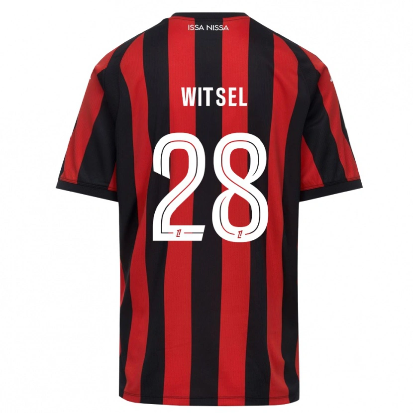 Danxen Kinderen Axel Witsel #28 Rood Zwart Wit Thuisshirt Thuistenue 2026/27 T-Shirt België