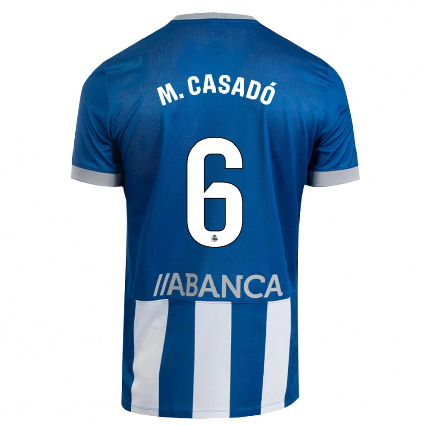 Danxen Kinderen Marc Casadó #6 Blauw Grijs Wit Thuisshirt Thuistenue 2026/27 T-Shirt België