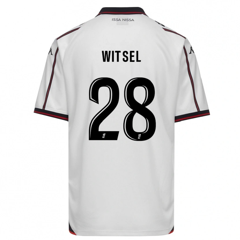 Danxen Kinderen Axel Witsel #28 Zwart Wit Uitshirt Uittenue 2026/27 T-Shirt België