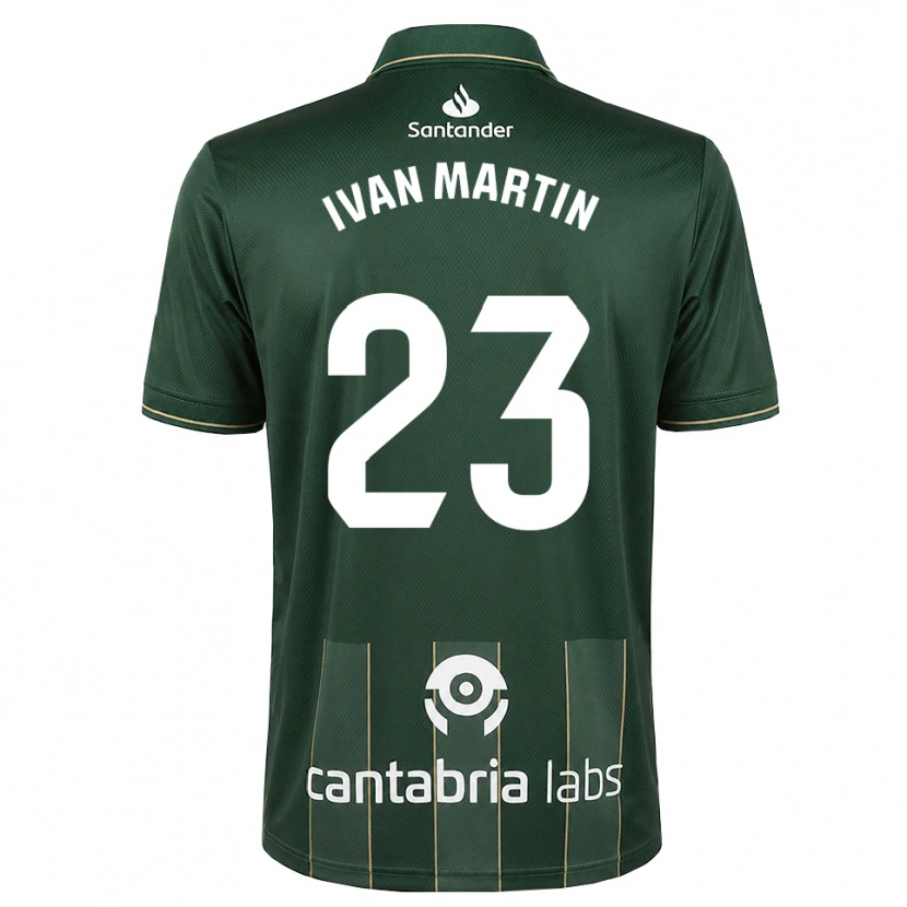 Danxen Kinderen Iván Martín #23 Donker Leigrijs Wit Uitshirt Uittenue 2026/27 T-Shirt België
