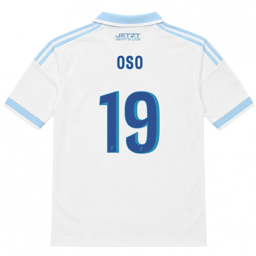 Danxen Kinderen Oso #19 Licht Hemelsblauw Wit Rood Uitshirt Uittenue 2026/27 T-Shirt België