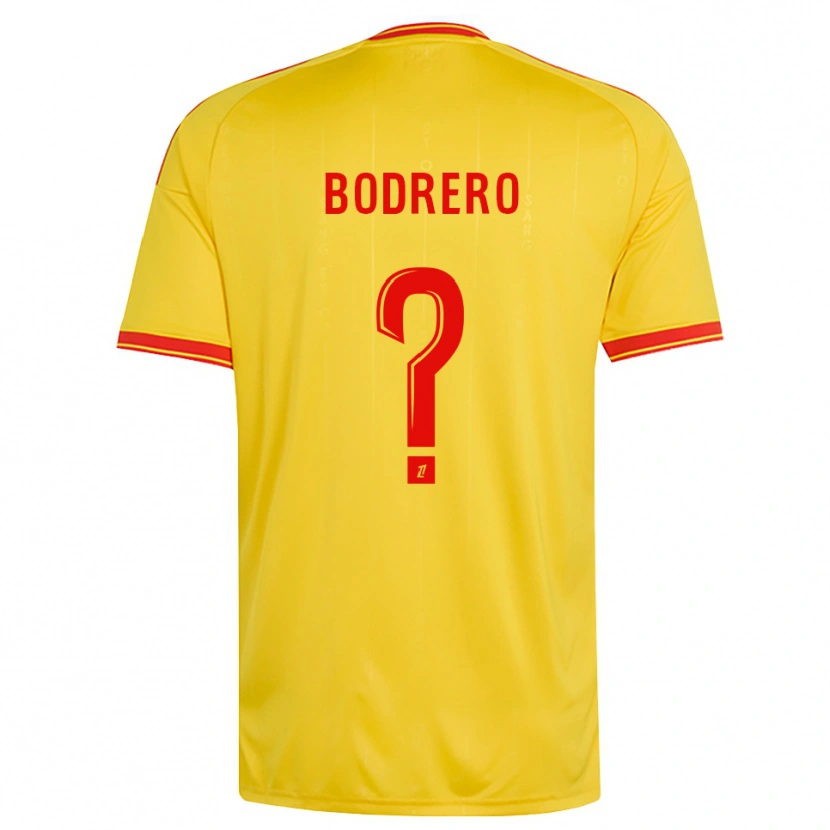 Danxen Kinderen Constant Bodrero #0 Goud Oranje Rood Thuisshirt Thuistenue 2026/27 T-Shirt België