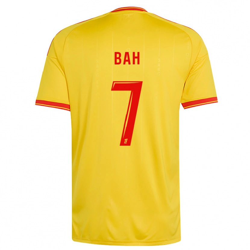 Danxen Kinderen Alpha Bah #7 Goud Oranje Rood Thuisshirt Thuistenue 2026/27 T-Shirt België