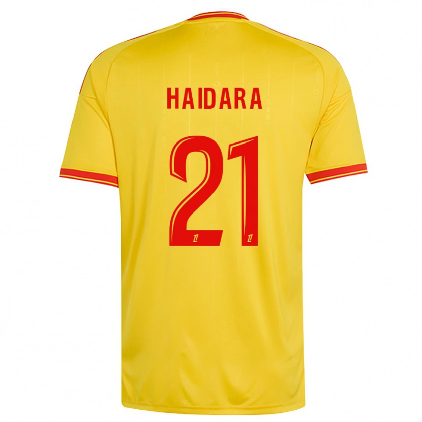 Danxen Kinderen Amadou Haidara #21 Goud Oranje Rood Thuisshirt Thuistenue 2026/27 T-Shirt België