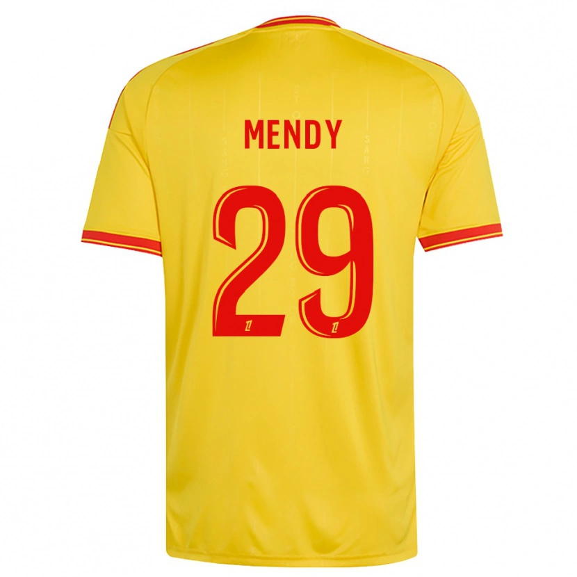 Danxen Kinderen Noëlie Mendy #29 Goud Oranje Rood Thuisshirt Thuistenue 2026/27 T-Shirt België