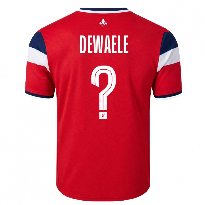 Danxen Kinderen Élina Dewaele #0 Rood Wit Koninklijk Blauw Thuisshirt Thuistenue 2026/27 T-Shirt België