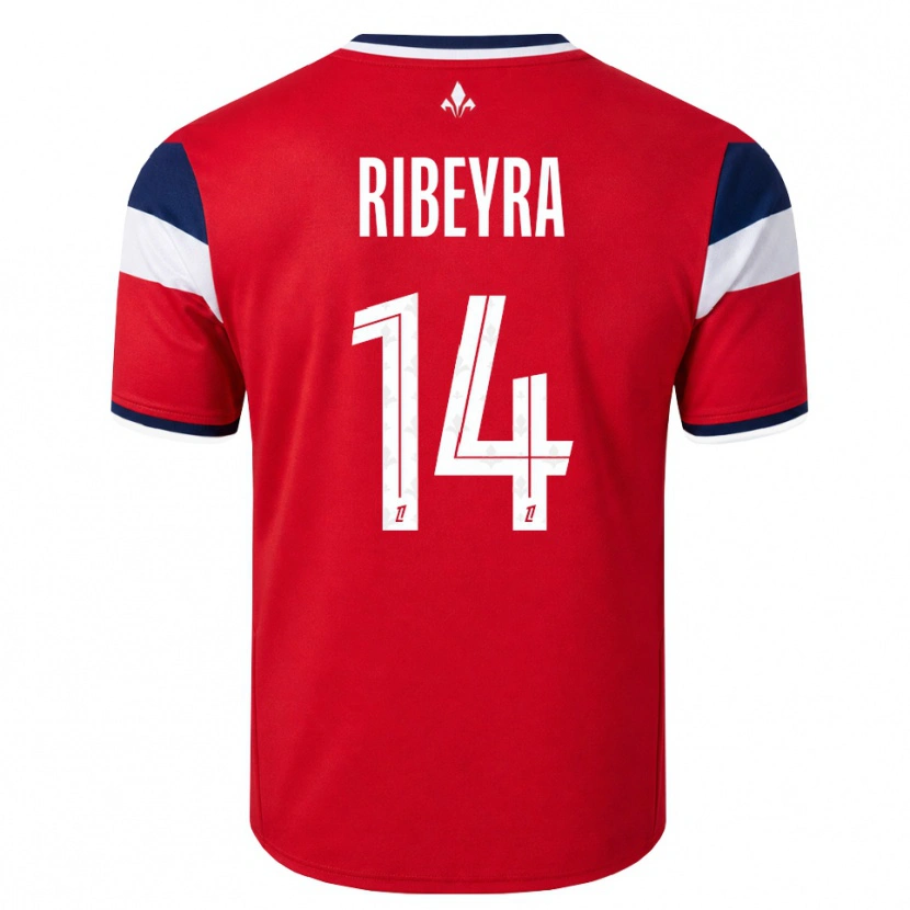 Danxen Kinderen Anaïs Ribeyra #14 Rood Wit Koninklijk Blauw Thuisshirt Thuistenue 2026/27 T-Shirt België