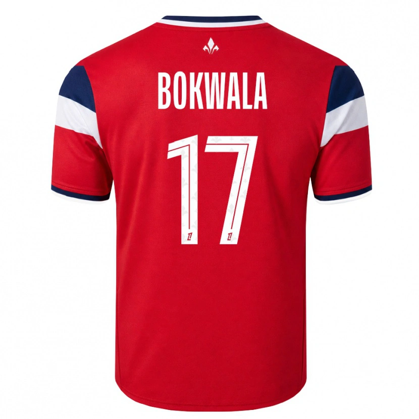 Danxen Kinderen Béni Bokwala #17 Rood Wit Koninklijk Blauw Thuisshirt Thuistenue 2026/27 T-Shirt België