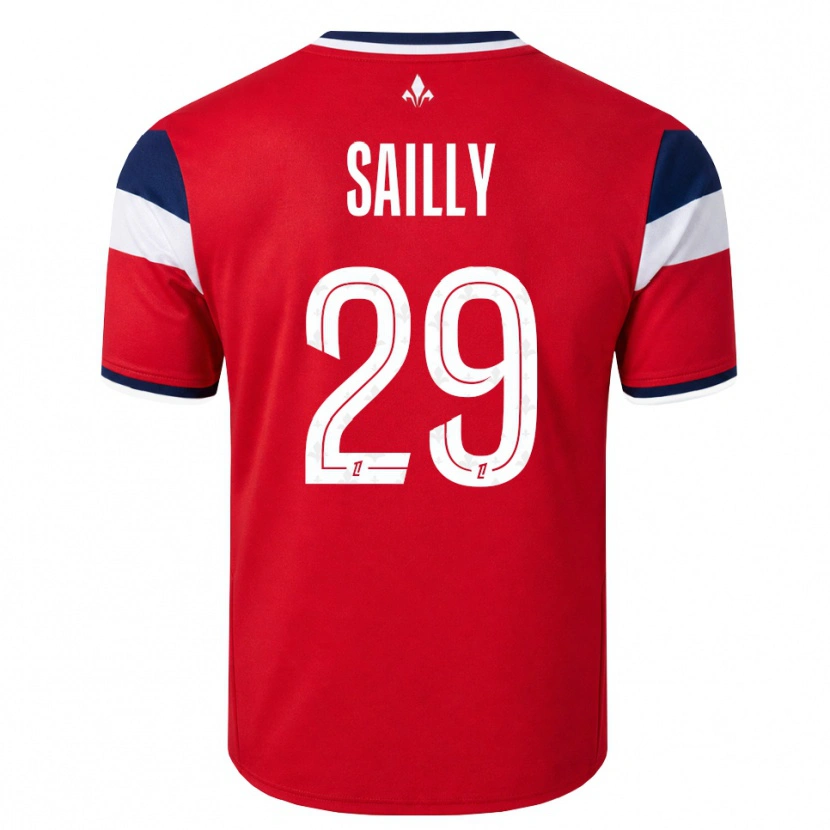 Danxen Kinderen Charlotte Sailly #29 Rood Wit Koninklijk Blauw Thuisshirt Thuistenue 2026/27 T-Shirt België