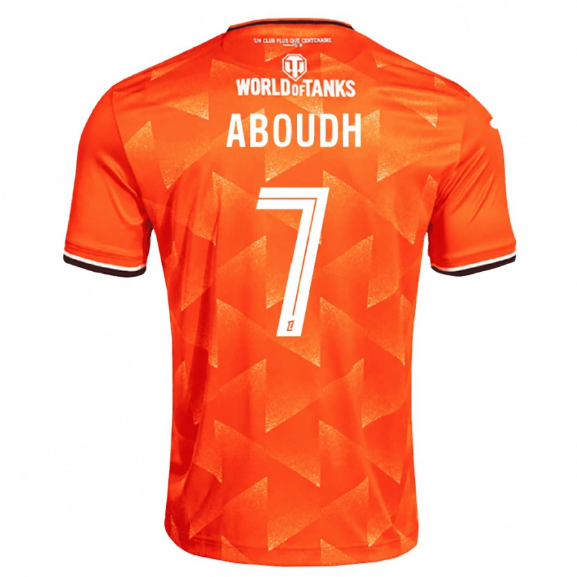 Danxen Kinderen Jules Aboudh #7 Oranje Wit Zwart Thuisshirt Thuistenue 2026/27 T-Shirt België