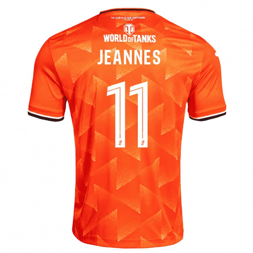 Danxen Kinderen Justine Jeannes #11 Oranje Wit Zwart Thuisshirt Thuistenue 2026/27 T-Shirt België