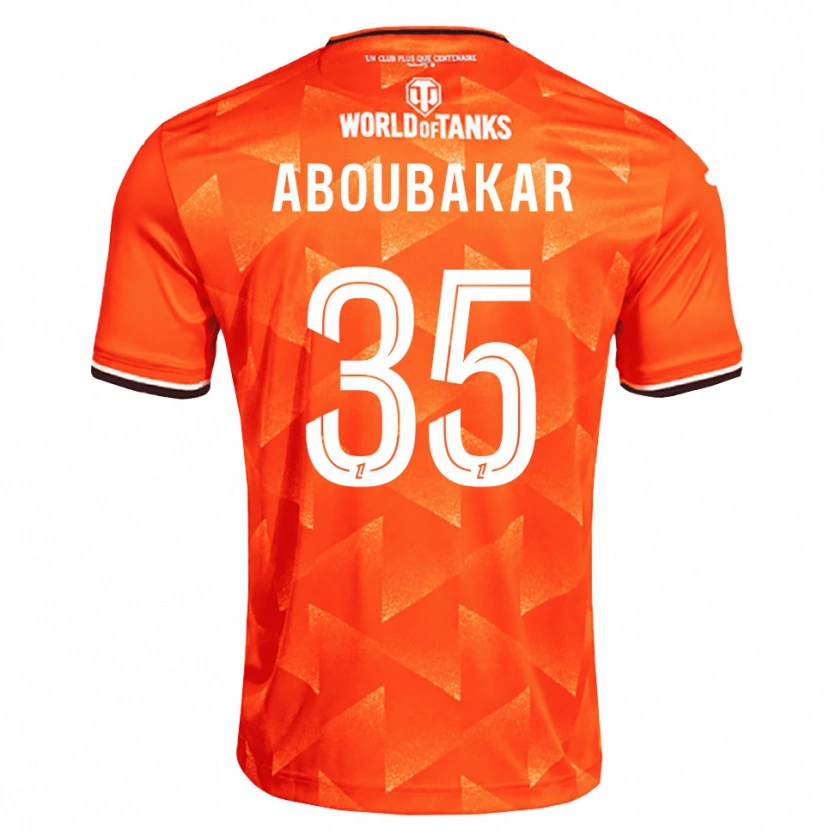 Danxen Kinderen Siddick Aboubakar #35 Oranje Wit Zwart Thuisshirt Thuistenue 2026/27 T-Shirt België