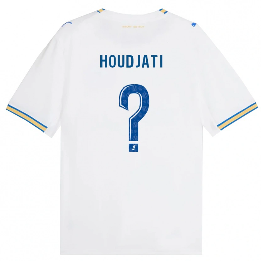 Danxen Kinderen Naïm Houdjati #0 Dodgerblauw Wit Thuisshirt Thuistenue 2026/27 T-Shirt België