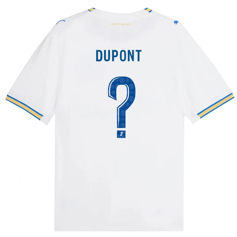 Danxen Kinderen Hugo Dupont #0 Dodgerblauw Wit Thuisshirt Thuistenue 2026/27 T-Shirt België