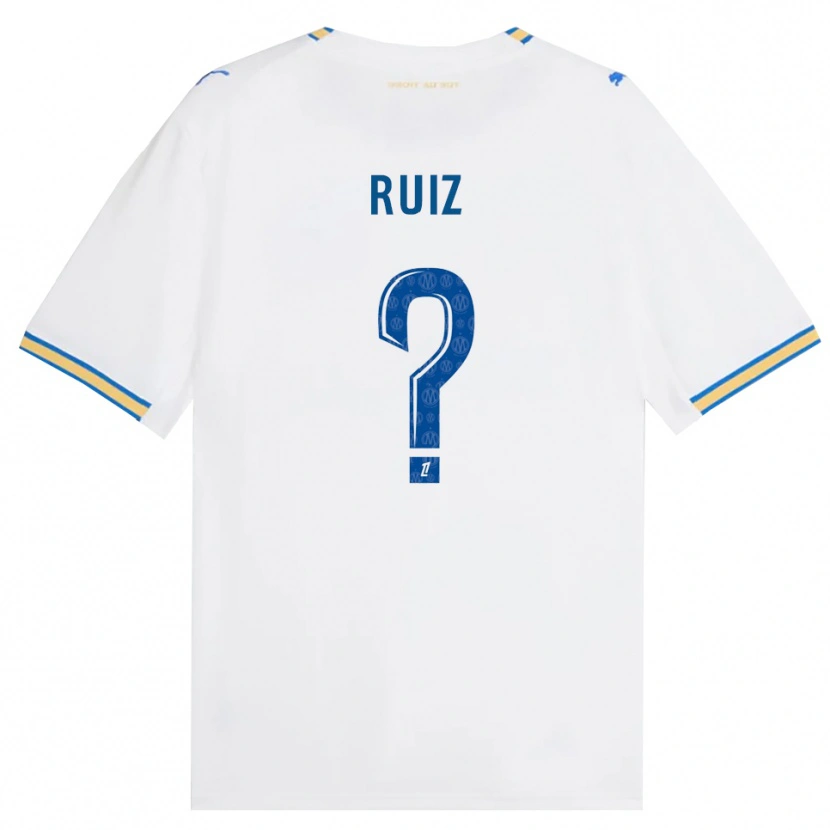Danxen Kinderen Pedro Ruiz #0 Dodgerblauw Wit Thuisshirt Thuistenue 2026/27 T-Shirt België