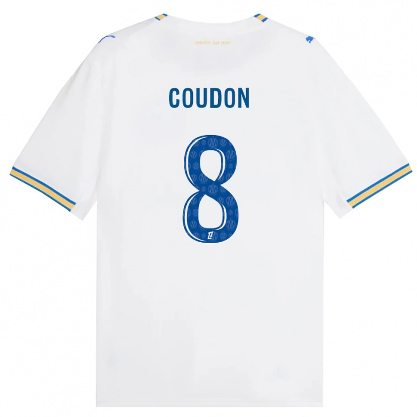 Danxen Kinderen Marine Coudon #8 Dodgerblauw Wit Thuisshirt Thuistenue 2026/27 T-Shirt België