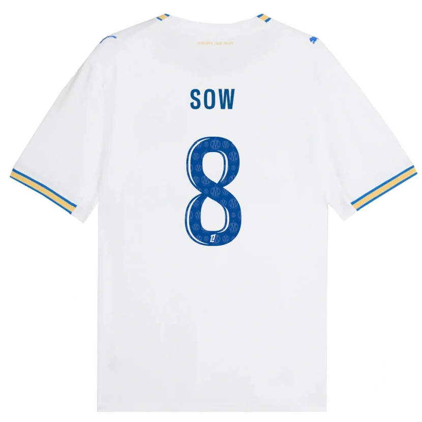 Danxen Kinderen Mbayang Sow #8 Dodgerblauw Wit Thuisshirt Thuistenue 2026/27 T-Shirt België