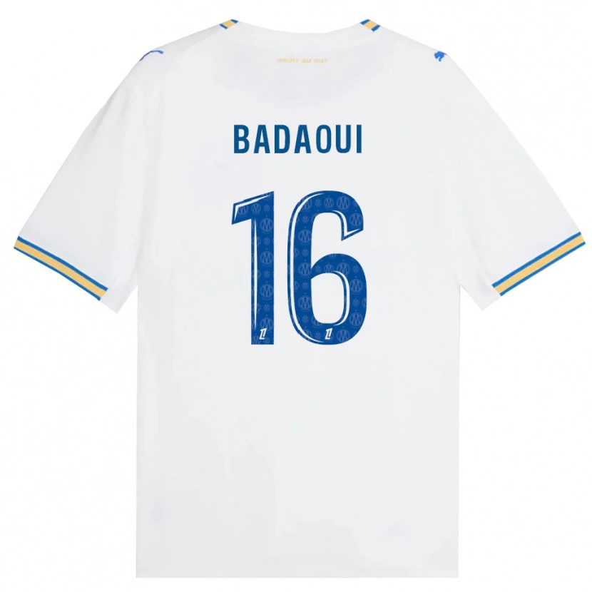 Danxen Kinderen Yassine Badaoui #16 Dodgerblauw Wit Thuisshirt Thuistenue 2026/27 T-Shirt België