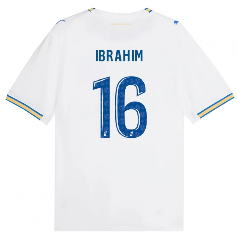 Danxen Kinderen Ayman Ibrahim #16 Dodgerblauw Wit Thuisshirt Thuistenue 2026/27 T-Shirt België