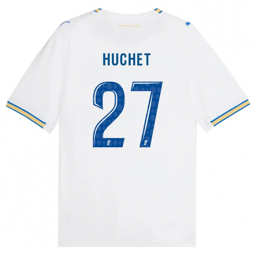 Danxen Kinderen Sarah Huchet #27 Dodgerblauw Wit Thuisshirt Thuistenue 2026/27 T-Shirt België