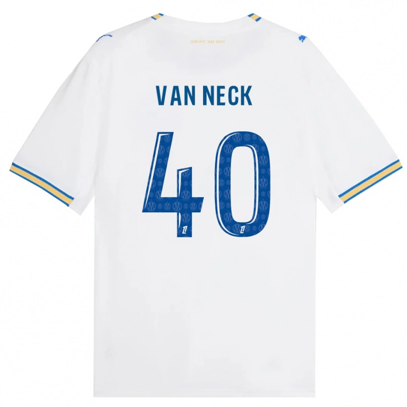 Danxen Kinderen Jelle Van Neck #40 Dodgerblauw Wit Thuisshirt Thuistenue 2026/27 T-Shirt België
