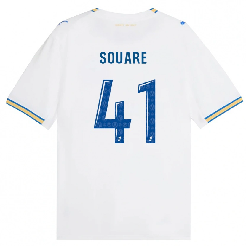 Danxen Kinderen Cheick Souare #41 Dodgerblauw Wit Thuisshirt Thuistenue 2026/27 T-Shirt België