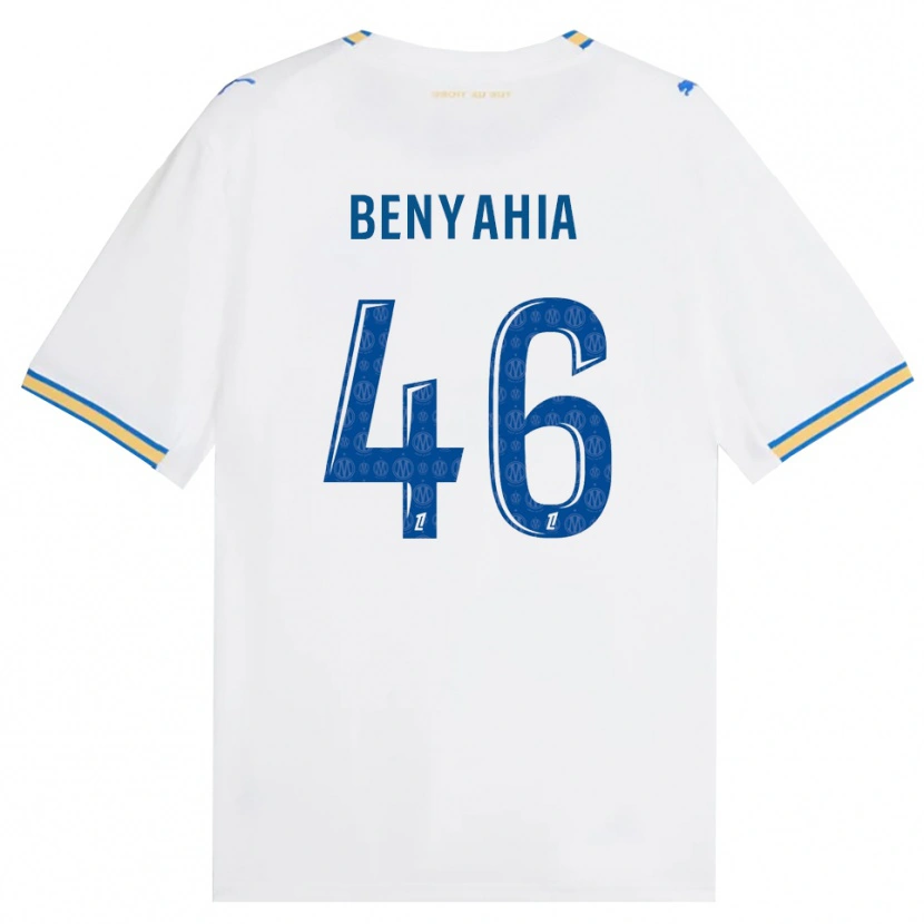 Danxen Kinderen Aylan Benyahia-Tani #46 Dodgerblauw Wit Thuisshirt Thuistenue 2026/27 T-Shirt België