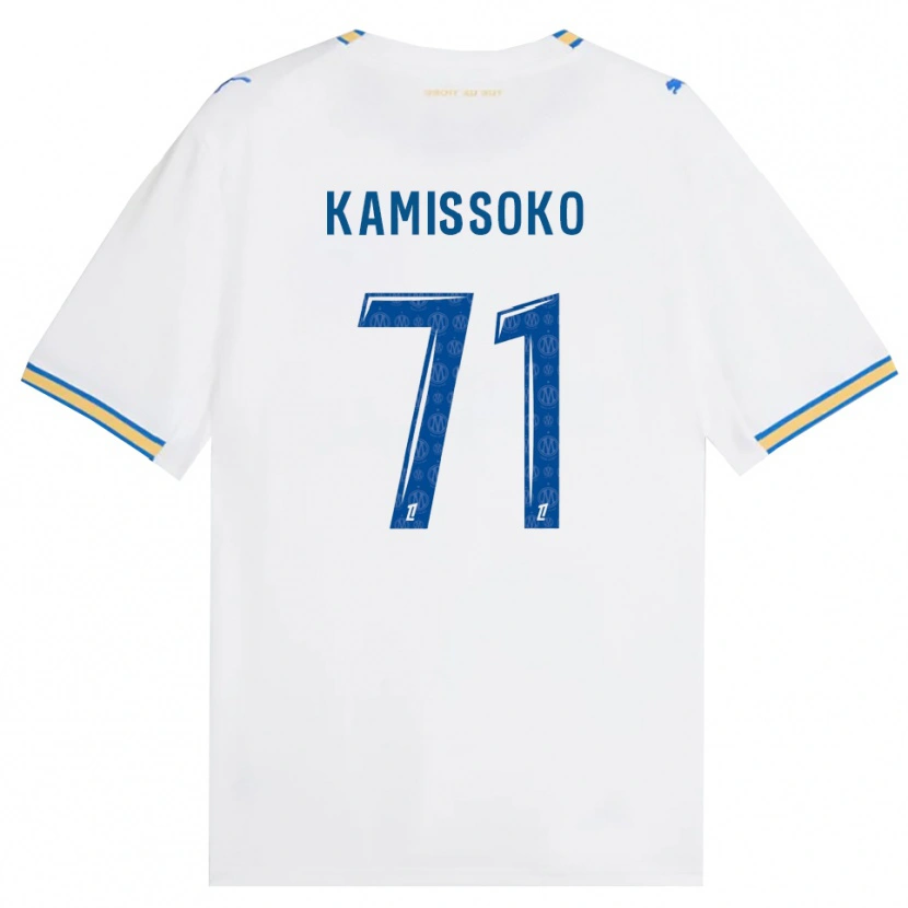 Danxen Kinderen Nouhoum Kamissoko #71 Dodgerblauw Wit Thuisshirt Thuistenue 2026/27 T-Shirt België