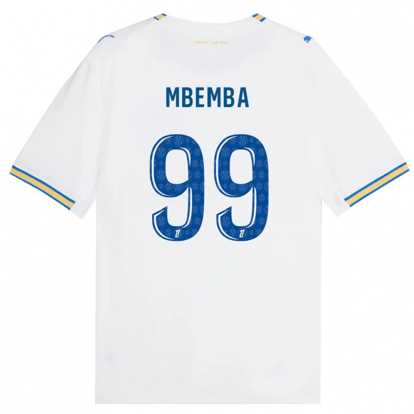 Danxen Kinderen Chancel Mbemba #99 Dodgerblauw Wit Thuisshirt Thuistenue 2026/27 T-Shirt België