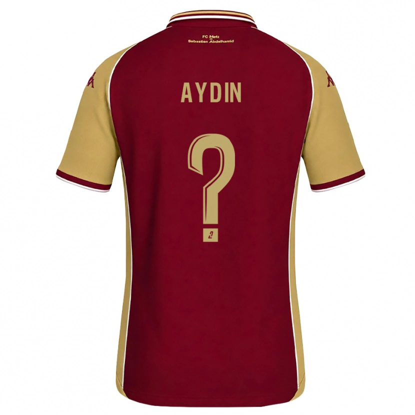 Danxen Kinderen Oguzhan Aydin #0 Goudenrood Donkerrood Thuisshirt Thuistenue 2026/27 T-Shirt België