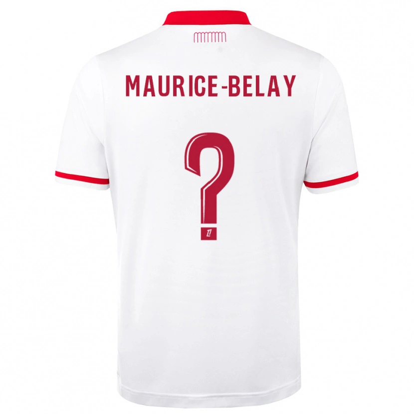 Danxen Kinderen Dwayne Maurice-Belay #0 Rood Wit Thuisshirt Thuistenue 2026/27 T-Shirt België