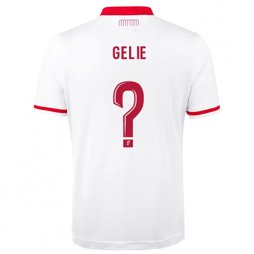 Danxen Kinderen Melvyn Gelie #0 Rood Wit Thuisshirt Thuistenue 2026/27 T-Shirt België