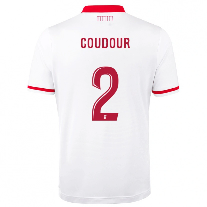Danxen Kinderen Mathis Coudour #2 Rood Wit Thuisshirt Thuistenue 2026/27 T-Shirt België