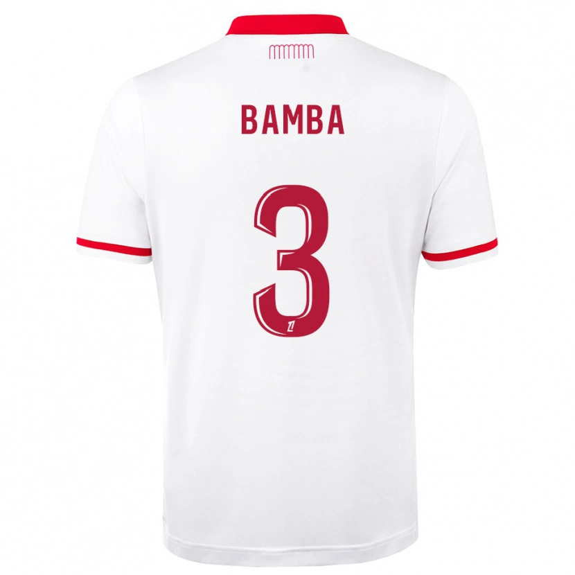 Danxen Kinderen Ismaïl Bamba #3 Rood Wit Thuisshirt Thuistenue 2026/27 T-Shirt België