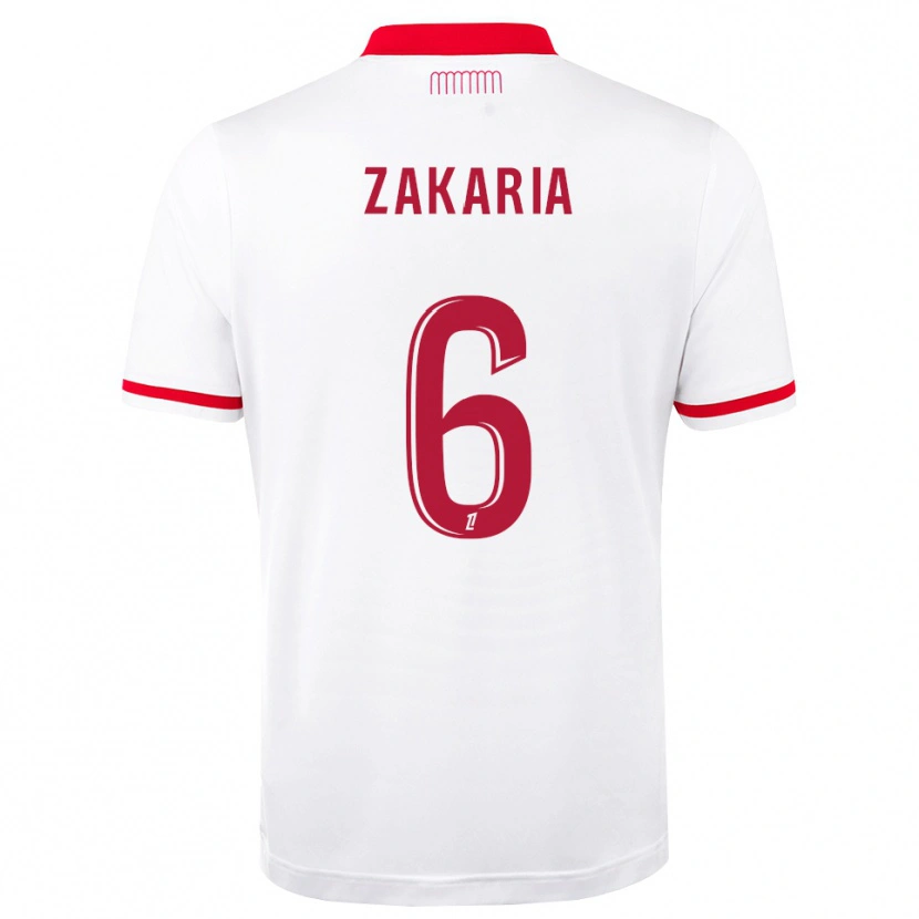 Danxen Kinderen Denis Zakaria #6 Rood Wit Thuisshirt Thuistenue 2026/27 T-Shirt België