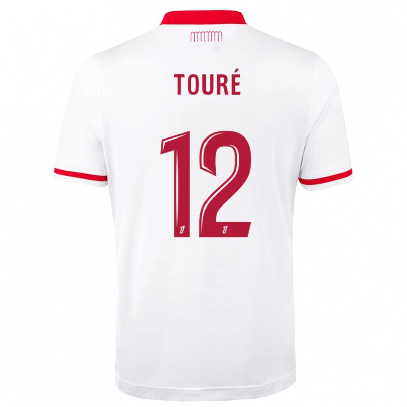 Danxen Kinderen Ilane Touré #12 Rood Wit Thuisshirt Thuistenue 2026/27 T-Shirt België