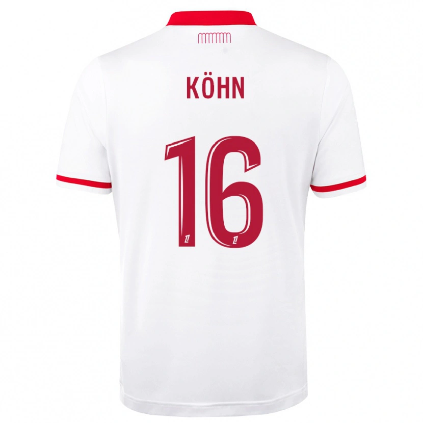 Danxen Kinderen Philipp Köhn #16 Rood Wit Thuisshirt Thuistenue 2026/27 T-Shirt België
