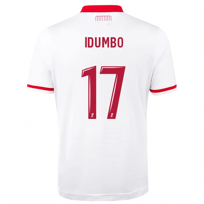 Danxen Kinderen Stanis Idumbo #17 Rood Wit Thuisshirt Thuistenue 2026/27 T-Shirt België