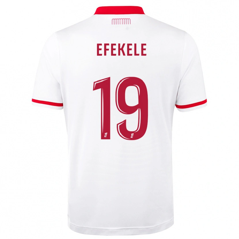 Danxen Kinderen Malamine Efekele #19 Rood Wit Thuisshirt Thuistenue 2026/27 T-Shirt België