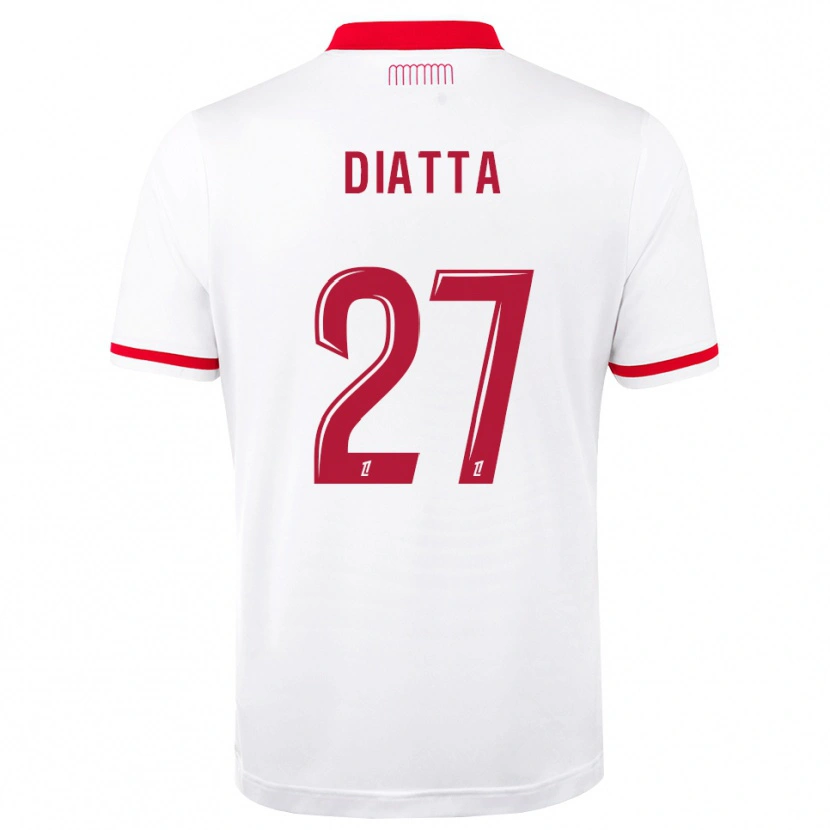 Danxen Kinderen Krépin Diatta #27 Rood Wit Thuisshirt Thuistenue 2026/27 T-Shirt België