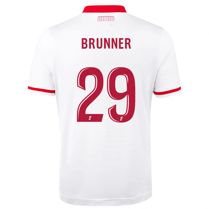 Danxen Kinderen Paris Brunner #29 Rood Wit Thuisshirt Thuistenue 2026/27 T-Shirt België