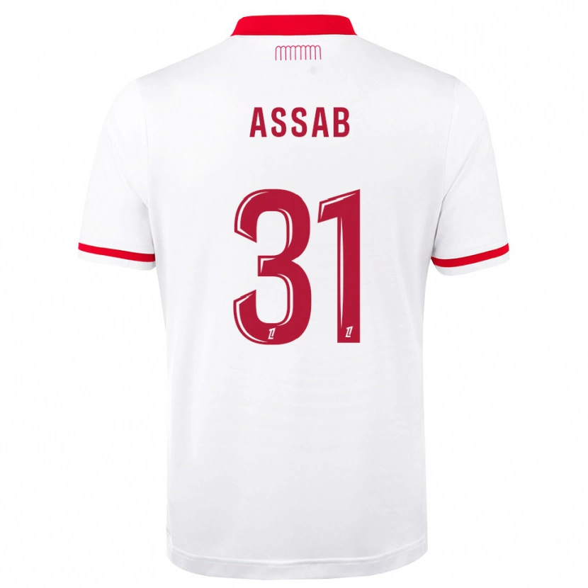 Danxen Kinderen Aymen Assab #31 Rood Wit Thuisshirt Thuistenue 2026/27 T-Shirt België