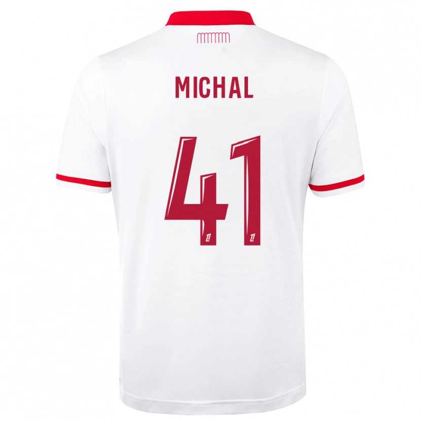 Danxen Kinderen Lucas Michal #41 Rood Wit Thuisshirt Thuistenue 2026/27 T-Shirt België
