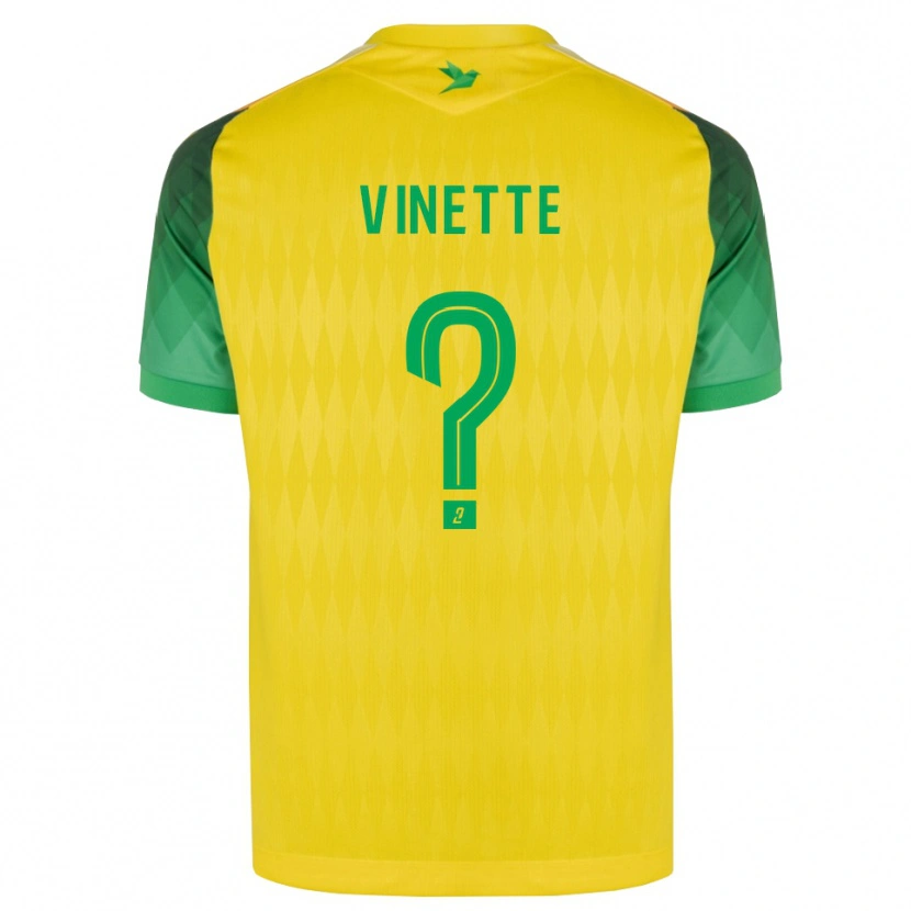Danxen Kinderen Elija Vinette #0 Geel Groen Rood Thuisshirt Thuistenue 2026/27 T-Shirt België