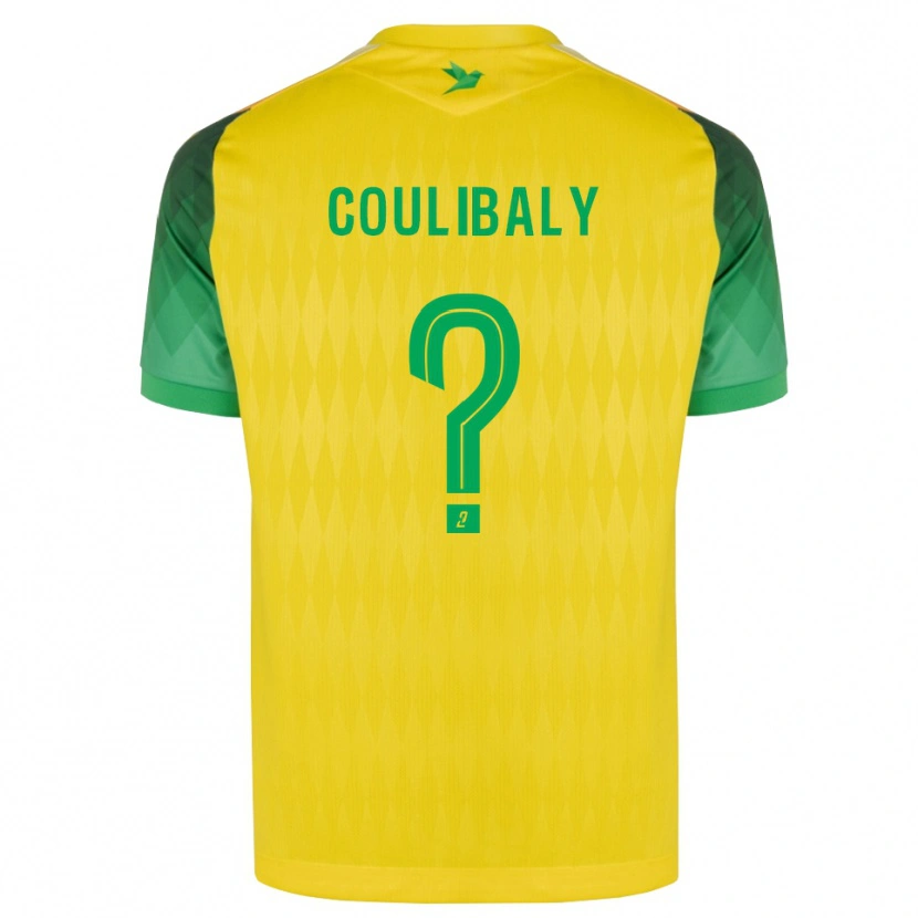 Danxen Kinderen Dylan Coulibaly #0 Geel Groen Rood Thuisshirt Thuistenue 2026/27 T-Shirt België