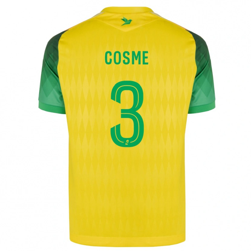 Danxen Kinderen Caitlin Cosme #3 Geel Groen Rood Thuisshirt Thuistenue 2026/27 T-Shirt België