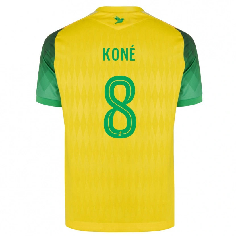 Danxen Kinderen Kassoum Koné #8 Geel Groen Rood Thuisshirt Thuistenue 2026/27 T-Shirt België