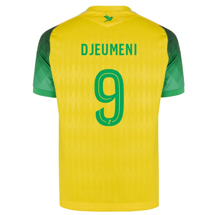 Danxen Kinderen Kevy Djeumeni #9 Geel Groen Rood Thuisshirt Thuistenue 2026/27 T-Shirt België