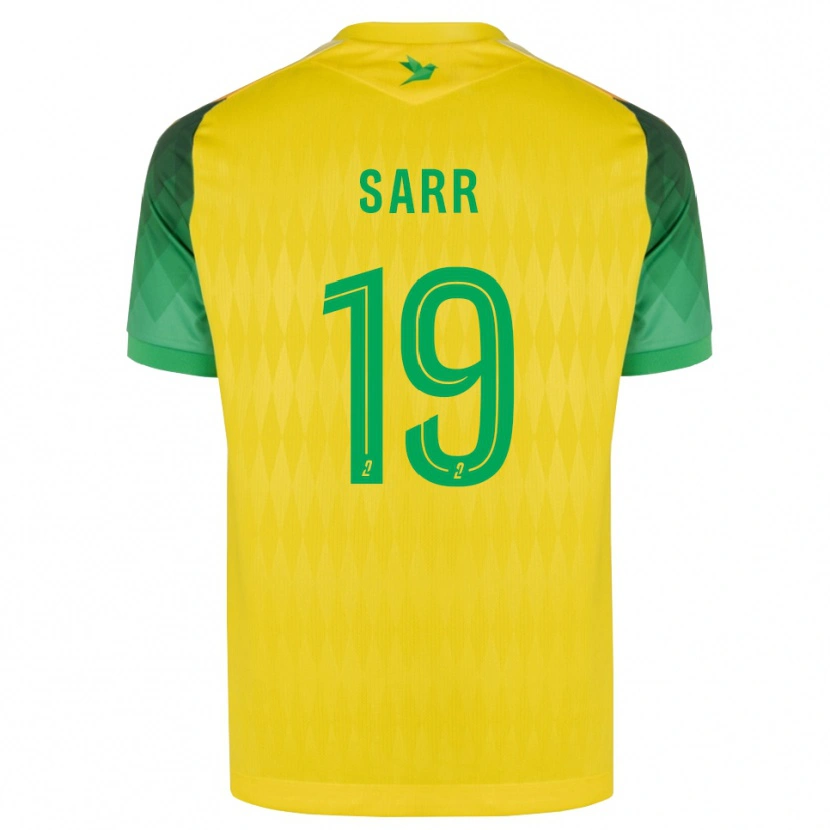 Danxen Kinderen Ahmadou Sarr #19 Geel Groen Rood Thuisshirt Thuistenue 2026/27 T-Shirt België